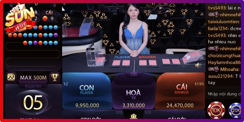 Baccarat Sunwin – Trải Nghiệm Giải Trí Đẳng Cấp Mỗi Ngày 1 Thao tác trải nghiệm baccarat Sunwin dễ dàng